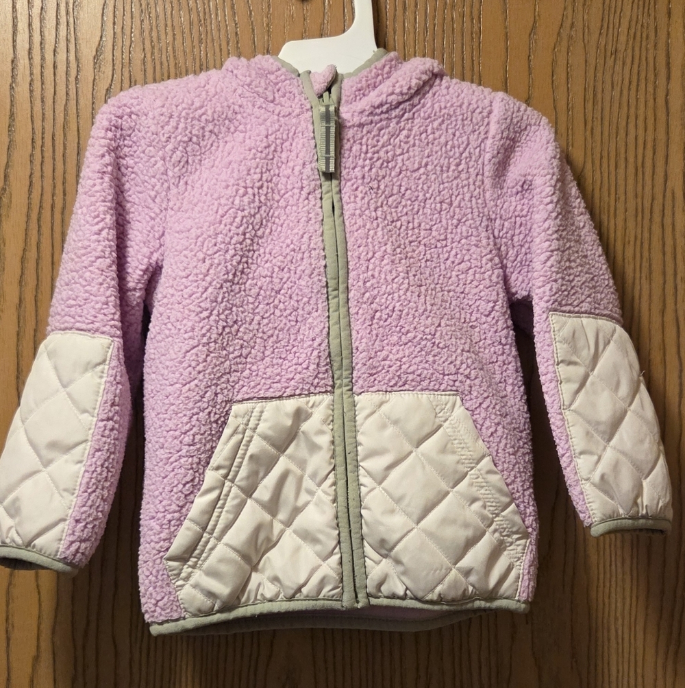 Cat & Jack Pink and White Kids Jacket